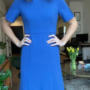 Donna Morgan Blue Work Dress